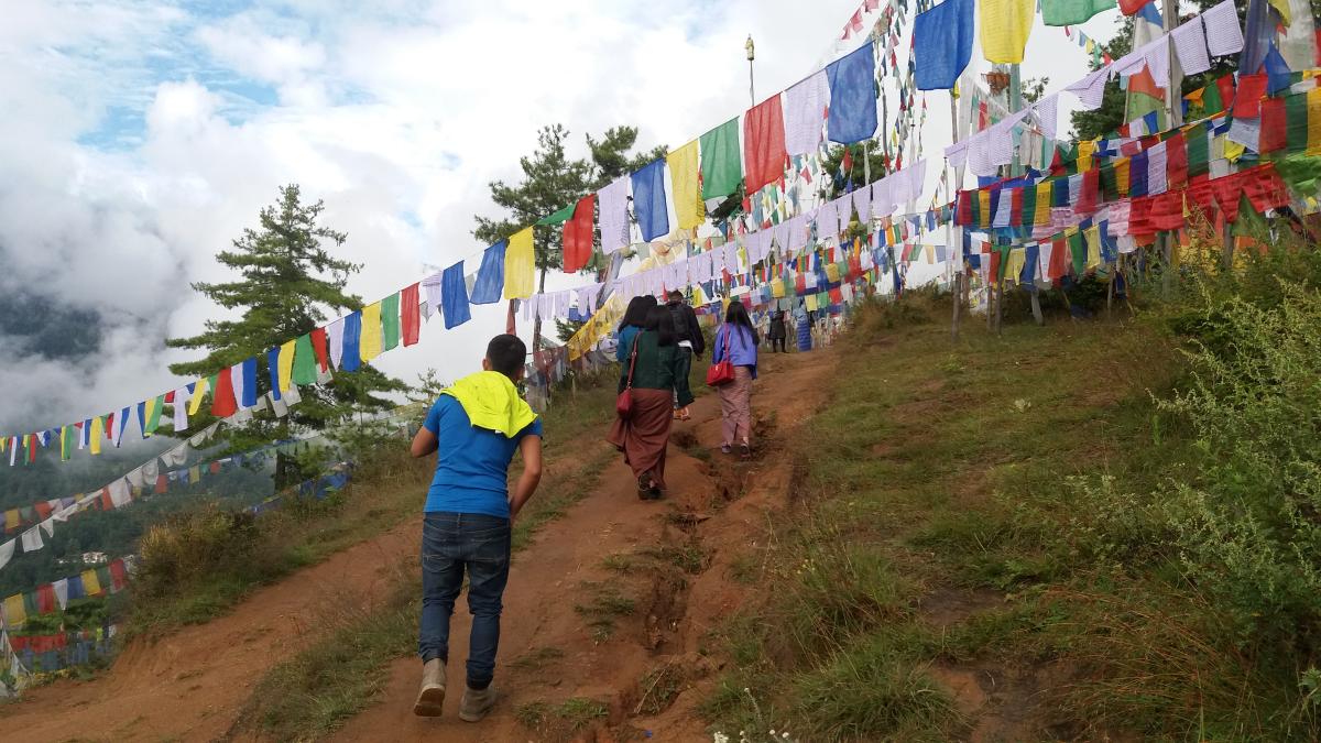  Hiking in Bhutan